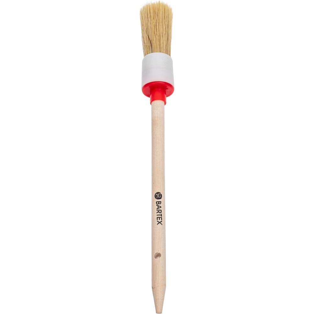 Круглая кисть BARTEX d25 мм, №4, 1", 42 мм, рукоятка дерево 134178