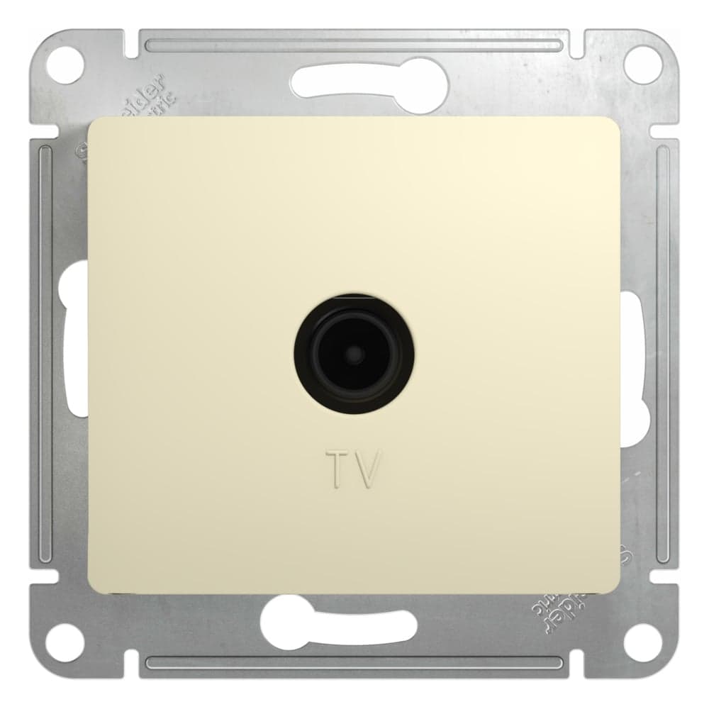 Механизм розетки TV Systeme Electric 1-м GLOSSA проходной 4DB бежевый SchE GSL000292