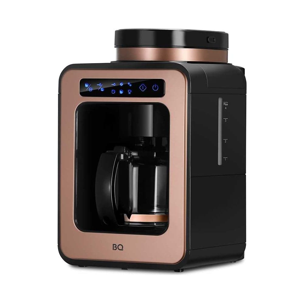 Капельная кофеварка со встроенной кофемолкой BQ cm7000 розовое золото-черный 86199513