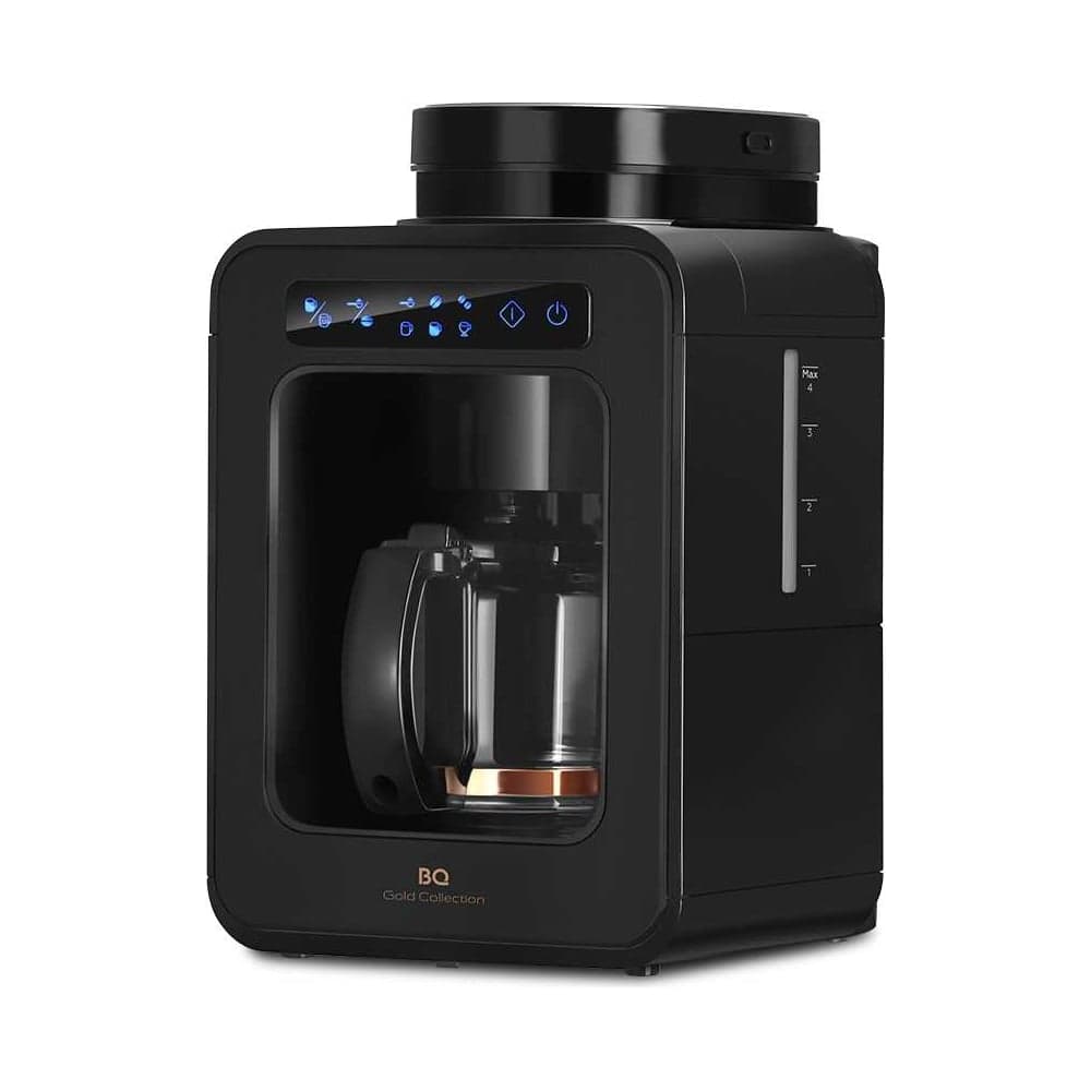 Капельная кофеварка со встроенной кофемолкой BQ cm7000 черный-розовое золото 86199512