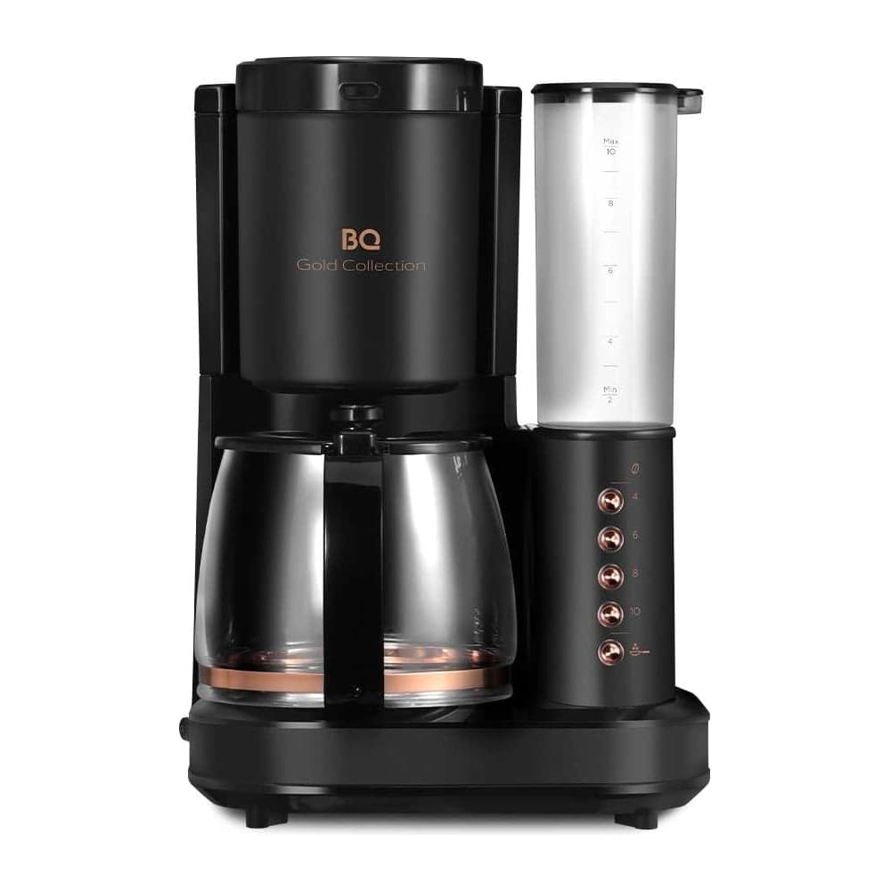 Капельная кофеварка со встроенной кофемолкой BQ cm7002 черный-розовое золото 86199515