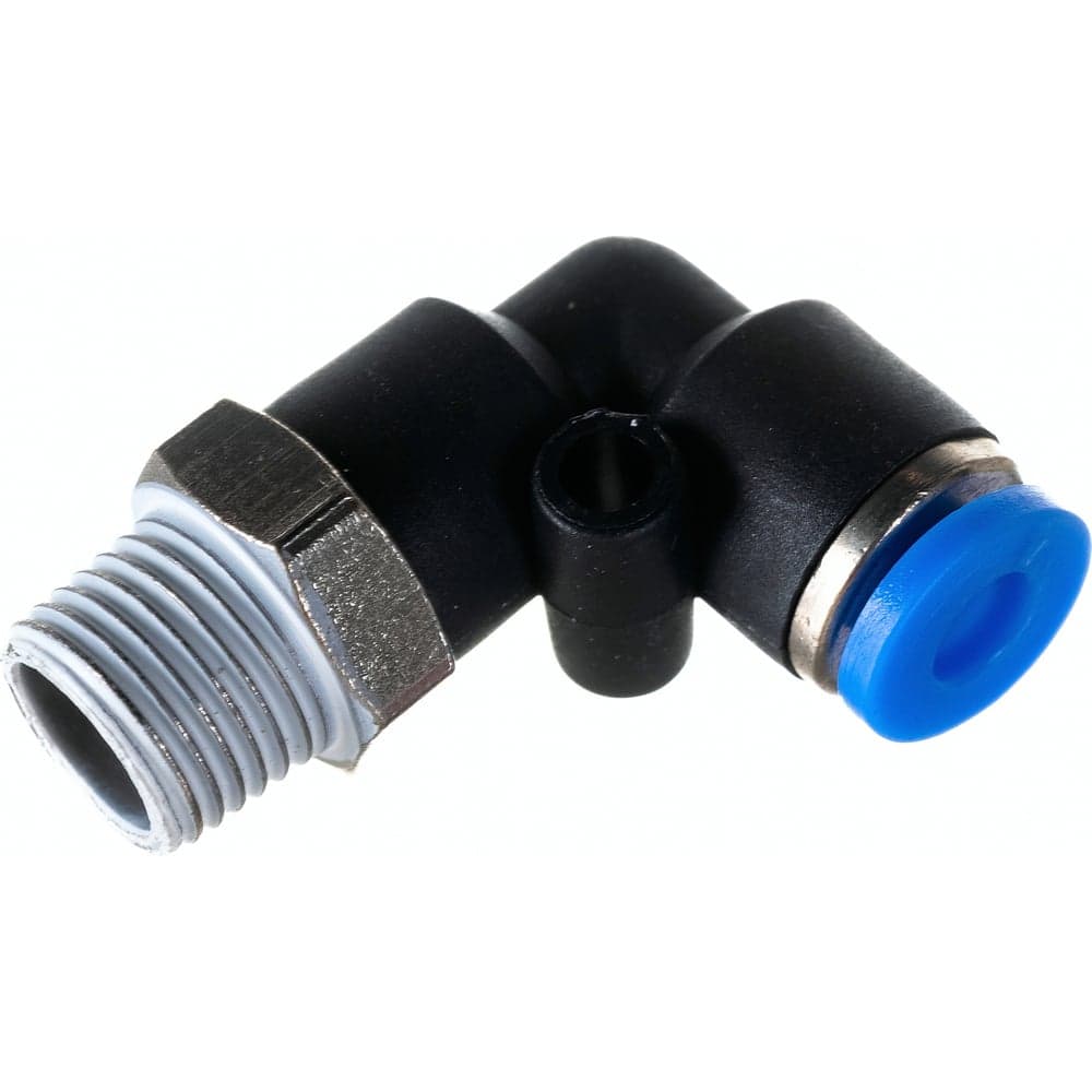 Фитинг угловой для пластиковых трубок (4 мм; 1/8М) ROCKFORCE RF-SPL04-01(2230)