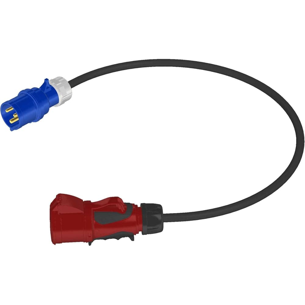 Переходник ALPENBOX Male CEE32A 3P - Female CEE32A 5P IP44 XTREM 3G4 0,5м 9110109