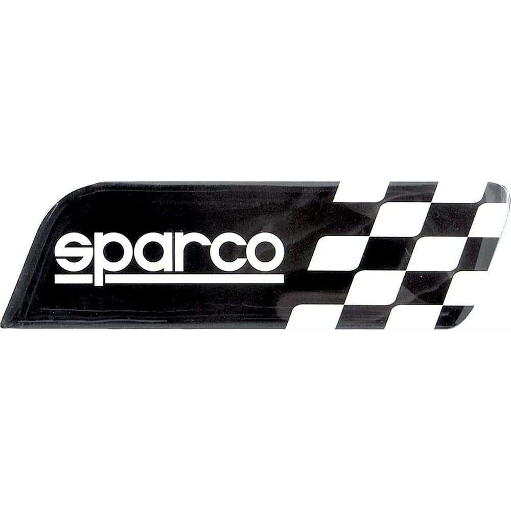 Sparco Эмблема с логотипом Sparco, клеится на кузов в шашечку чёрный SPC EMB-001 BK