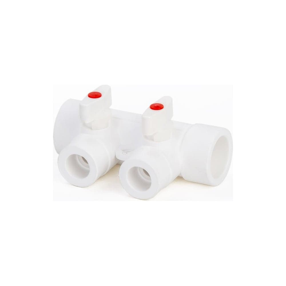 Коллектор с шаровыми кранами LAMMIN ppr 40x2 Lm31081002040