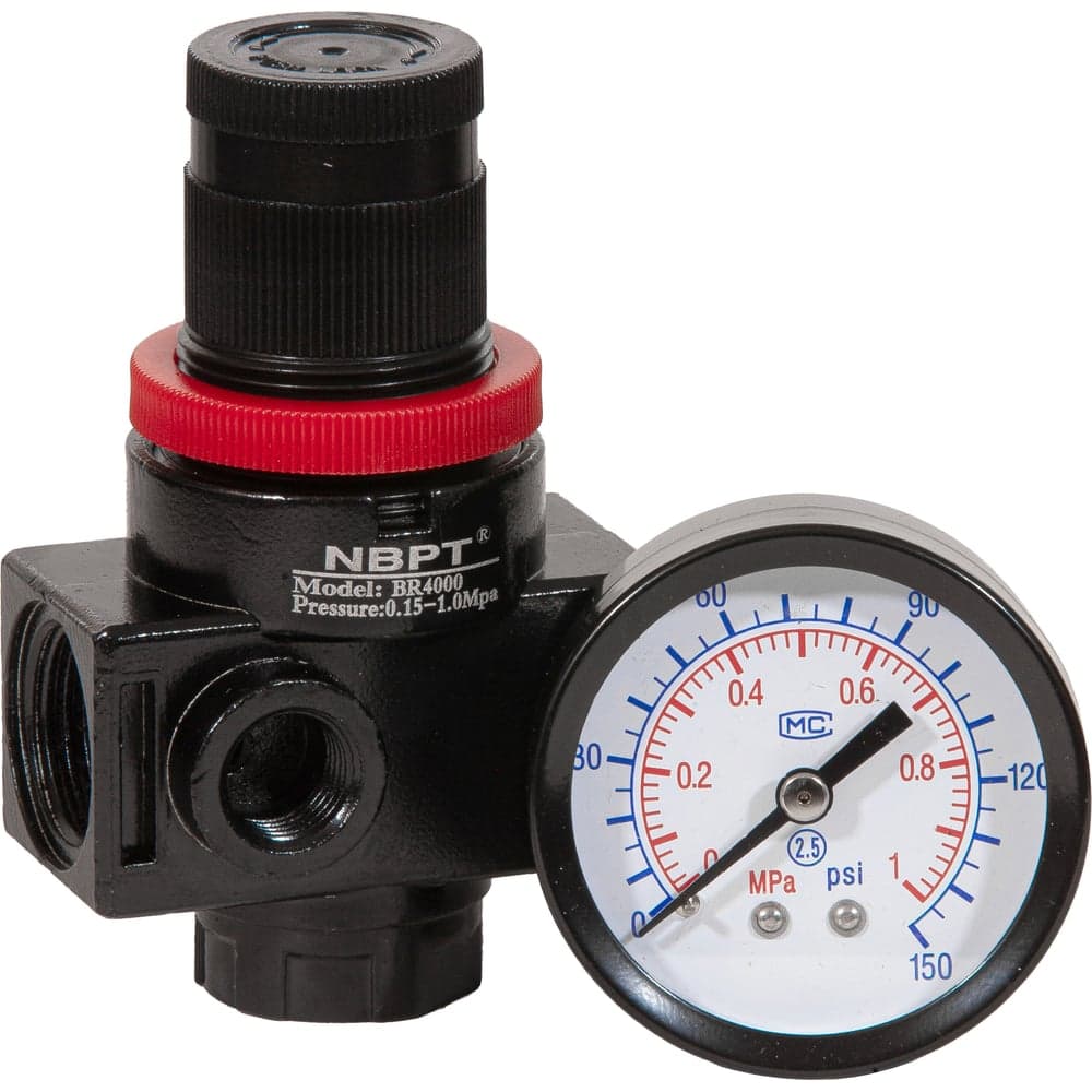 Регулятор с манометром BR4000 1/2", 4500 л/мин NBPT 58640