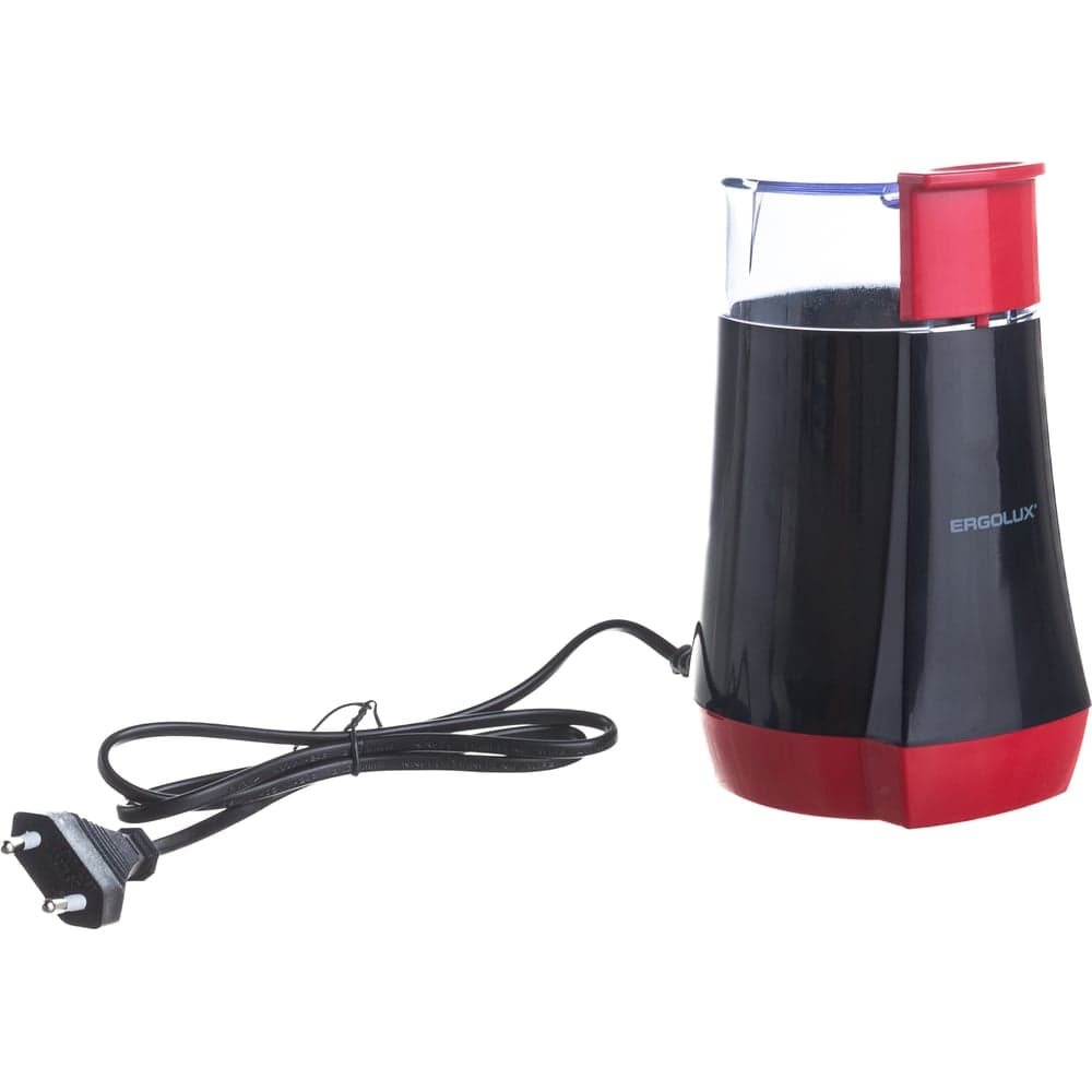 Электрическая кофемолка ERGOLUX ELX-CG02-С43 черно-красная 13978