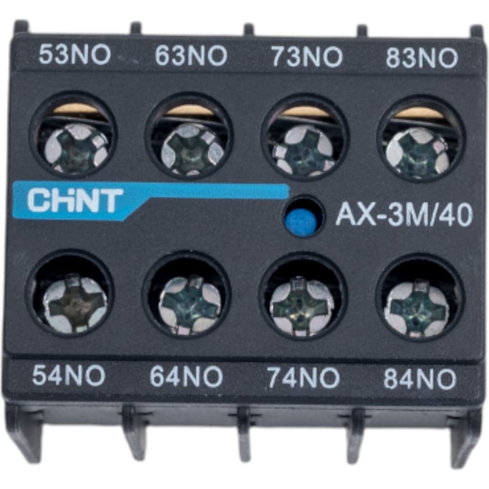 Приставка дополнительные контакты CHINT AX-3M/40 к контактору NXC-06M~12M 925184