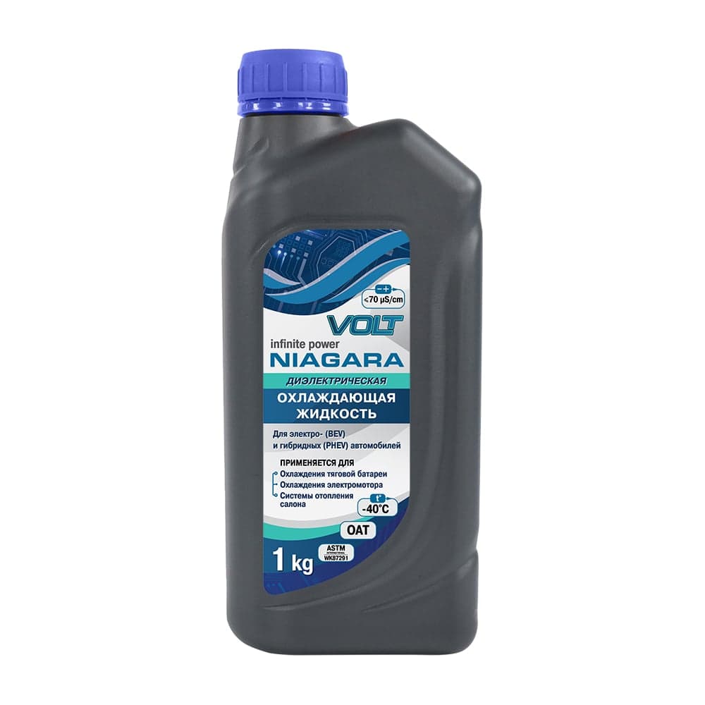Жидкость охлаждающая NIAGARA Антифриз для электромобилей VOLT-40 1 кг 001001058058