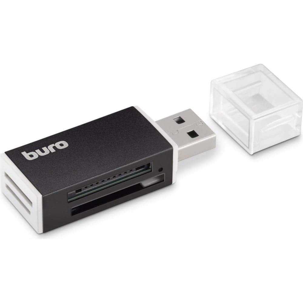 Устройство чтения карт памяти BURO USB2.0 BU-CR-3104 черный 1001429
