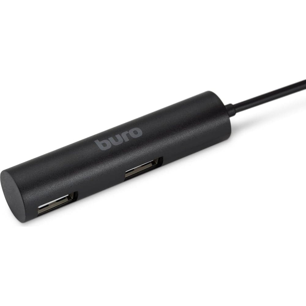 Разветвитель BURO USB 2.0 BU-HUB4-0.5R-U2.0 4 порта, черный 436325