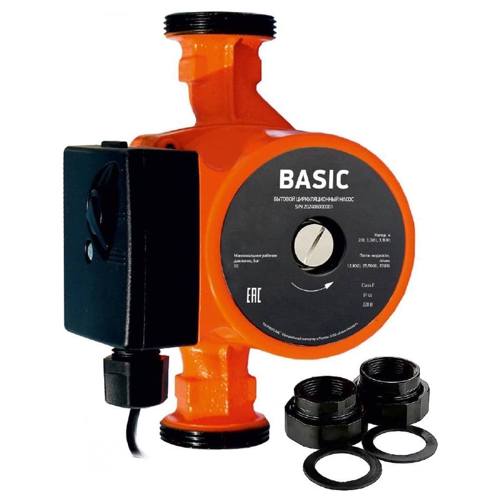 Циркуляционный насос PROFLINE basic 32/6 -180 (гайки, кабель) УТ-00047615