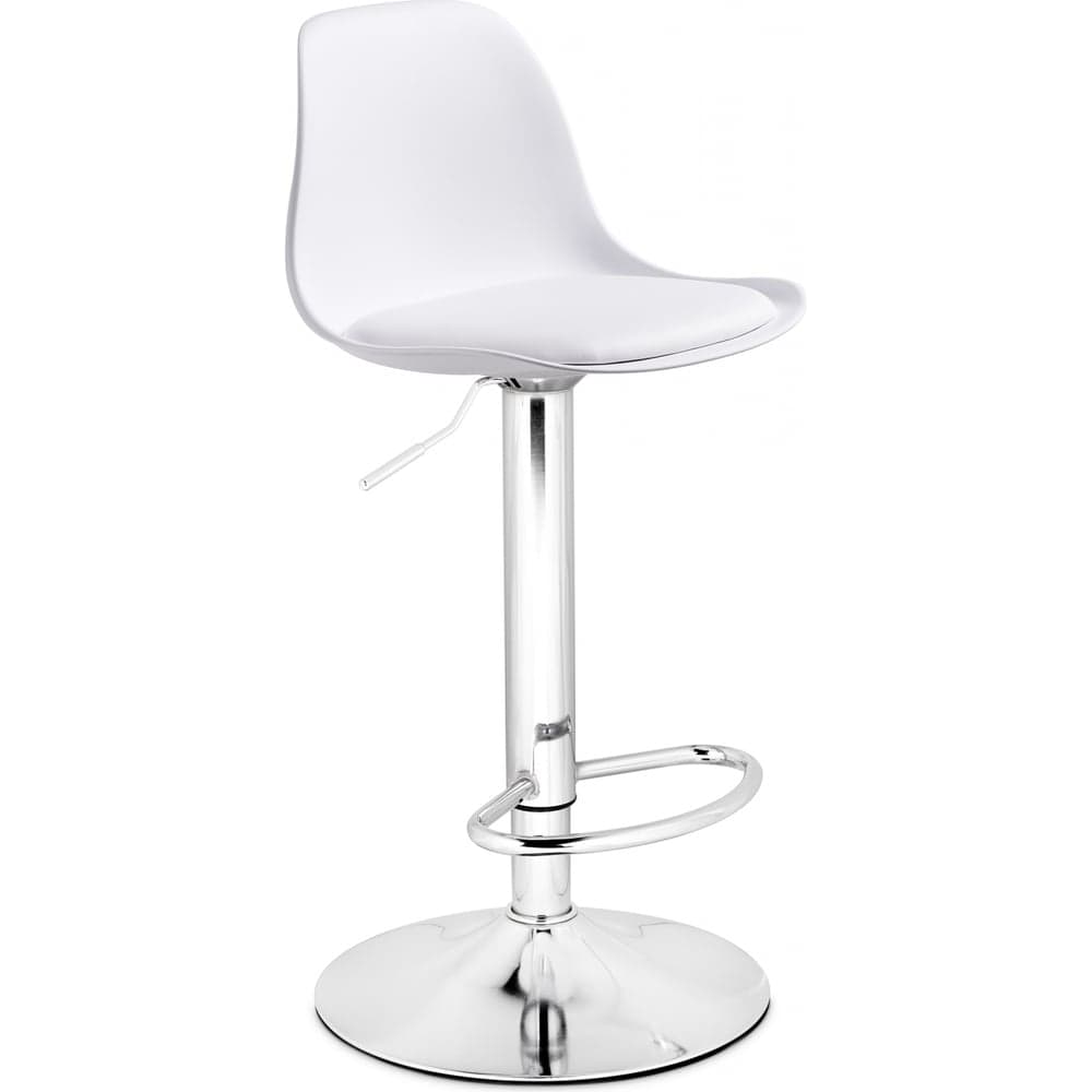 Барный стул Woodville Soft white / chrome 15746