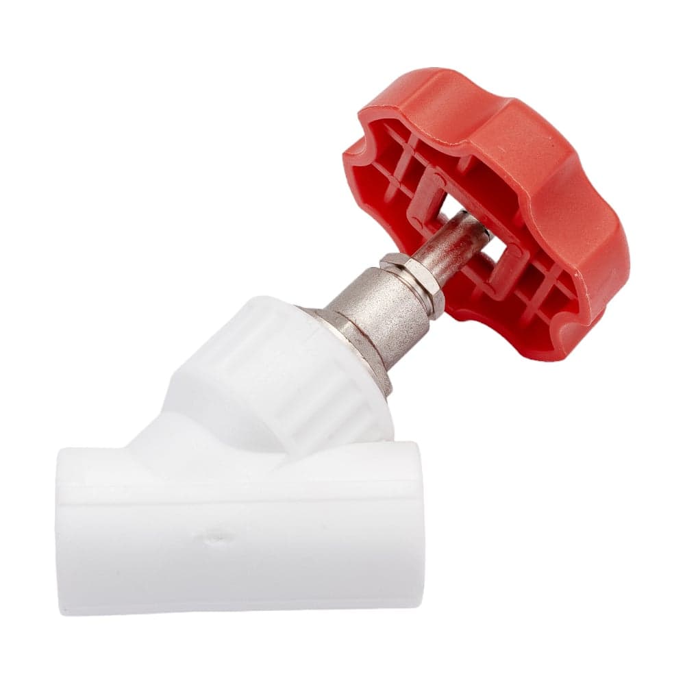 Запорный клапан VALFEX PP-R белый, 20х45° 10174020 127-0184