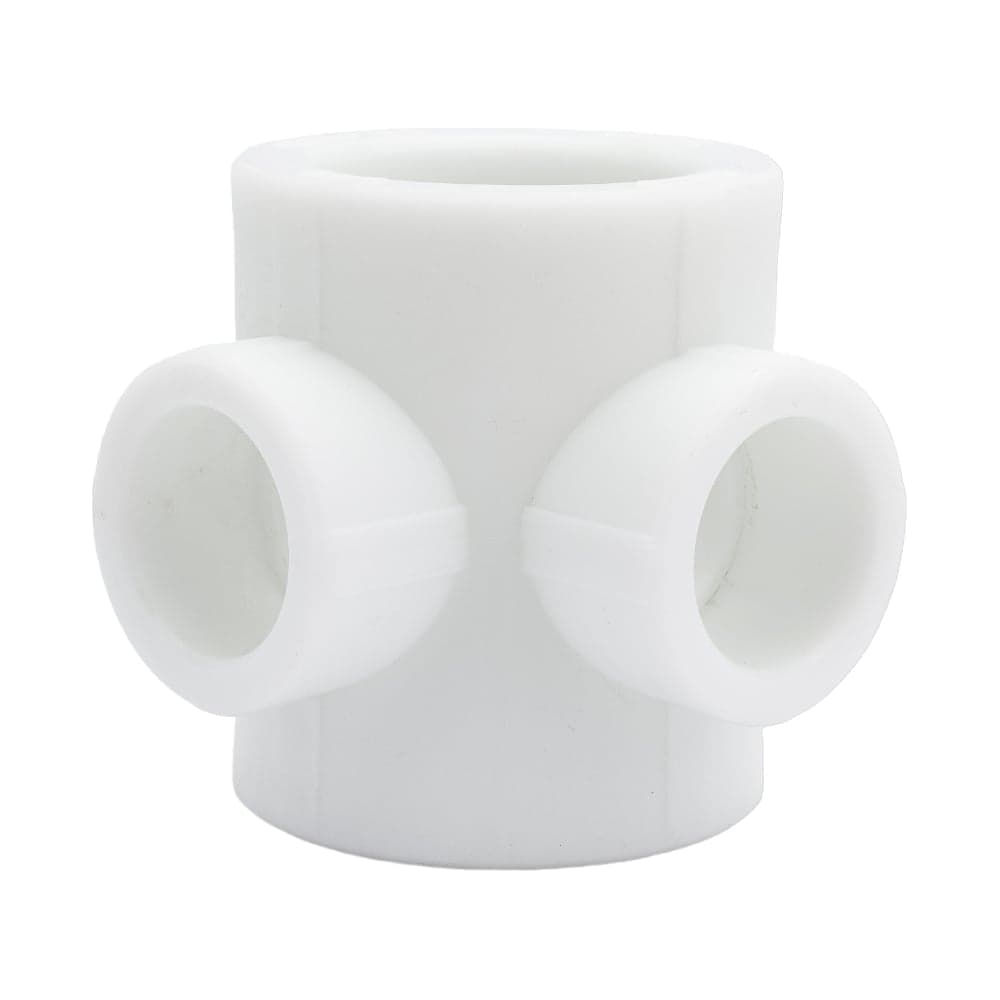 Крестовина VALFEX PP-R белая, 2-плоскостная, 40х25 мм10118240 127-8215