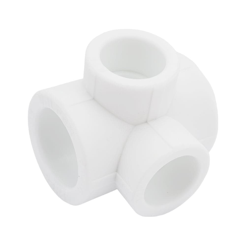 Крестовина VALFEX PP-R белая, 2-плоскостная, 32х25 мм 10118132 127-8213