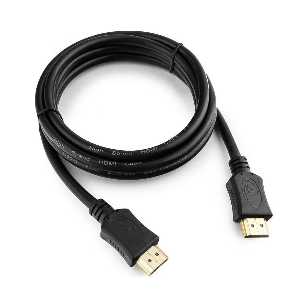 Кабель Cablexpert HDMI 1.8м, v2.0, 19M/19M, серия Light, черный, экран, пакет CC-HDMI4L-6