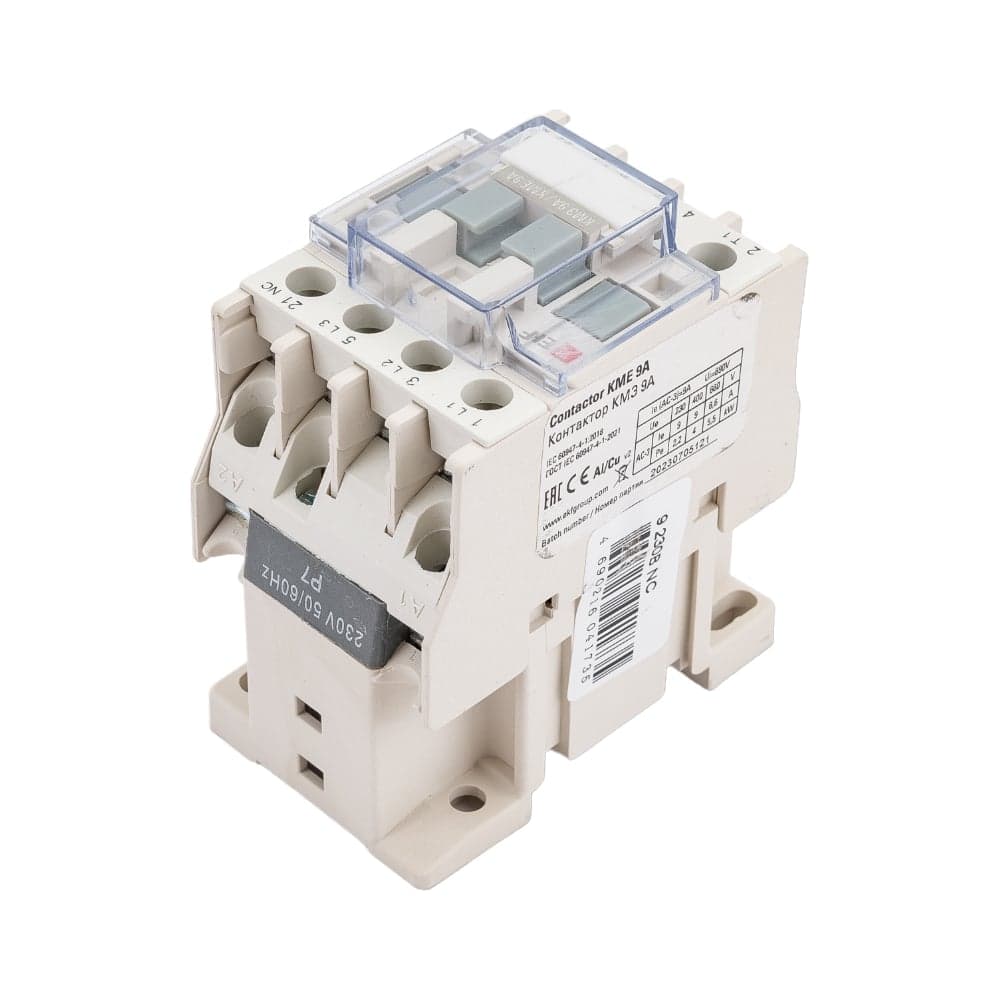 Малогабаритный контактор EKF КМЭ PROxima 9А 220В 1NC ctr-s-9-220-nc