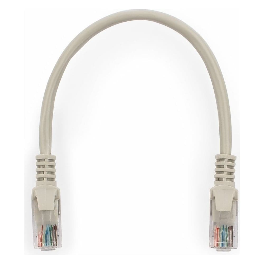 Литой патч-корд Cablexpert UTP категории 5e, 0.25м, многожильный PP12-0.25M
