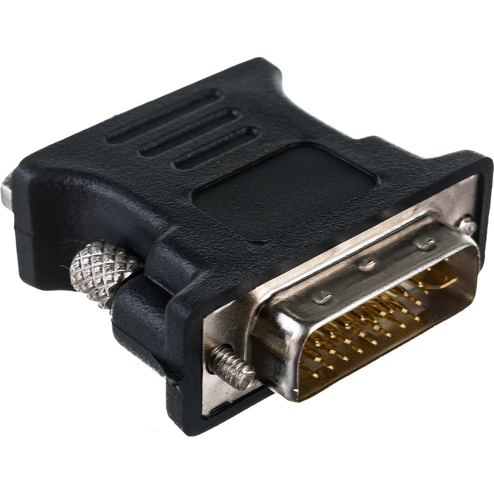 Переходник Cablexpert 29M/15F, черный, пакет A-DVI-VGA-BK