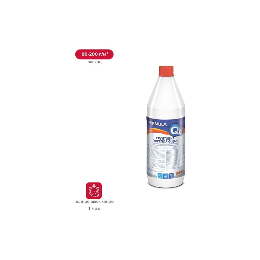 Грунтовка Престиж для внутр.работ 1 л 15 FORMULA Q8 204001