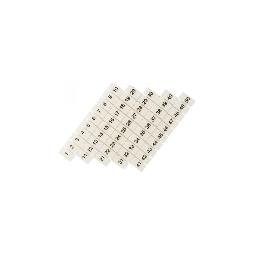 Маркеры для JXB-ST 6 с нумерацией 1-50 EKF PROxima 100 шт., zb-st-6-1-50