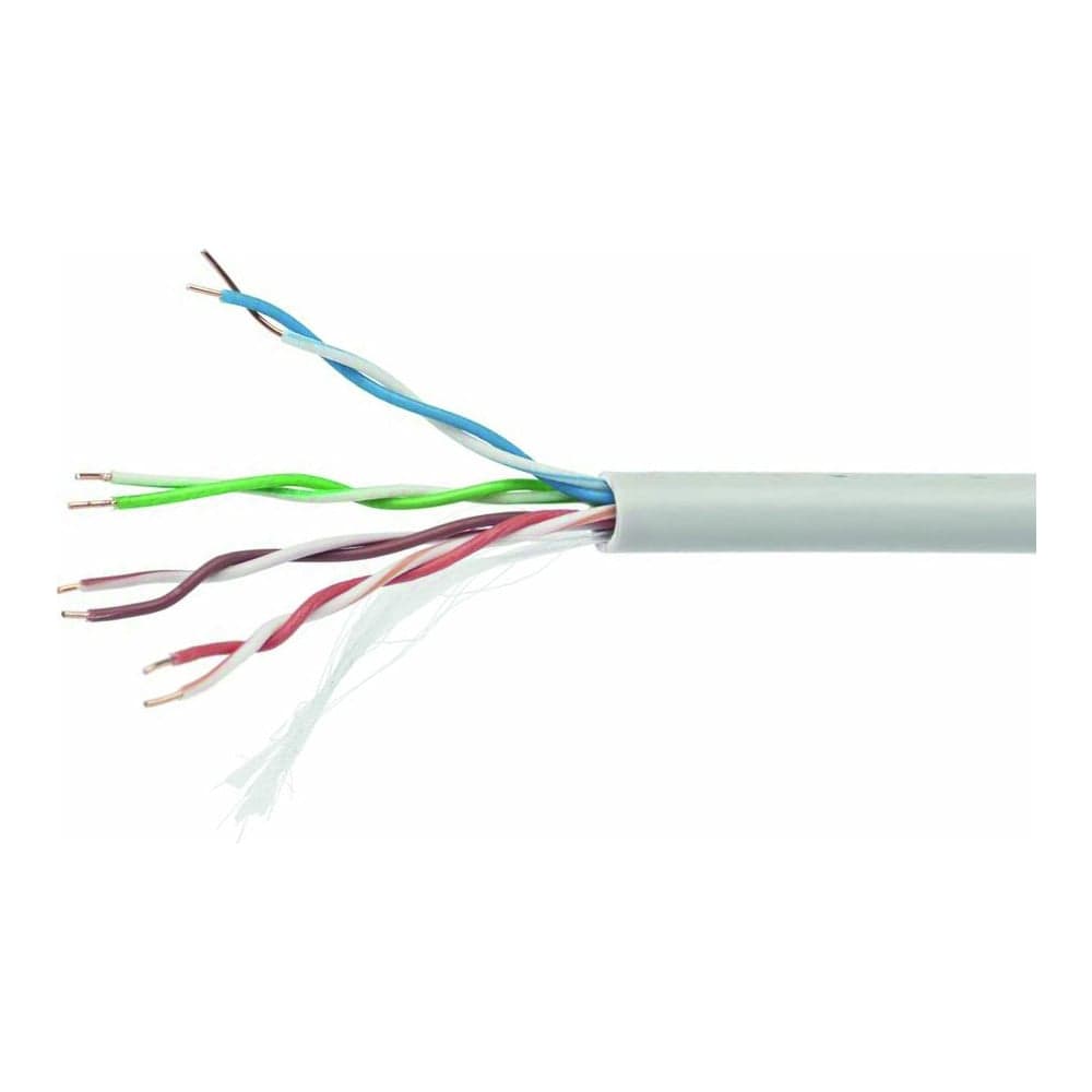 Кабель Cablexpert UTP indoor 4x2x0.40, CCA, кат.5е, однож., 100м, box, серый, UPC-5040E-SOL/100