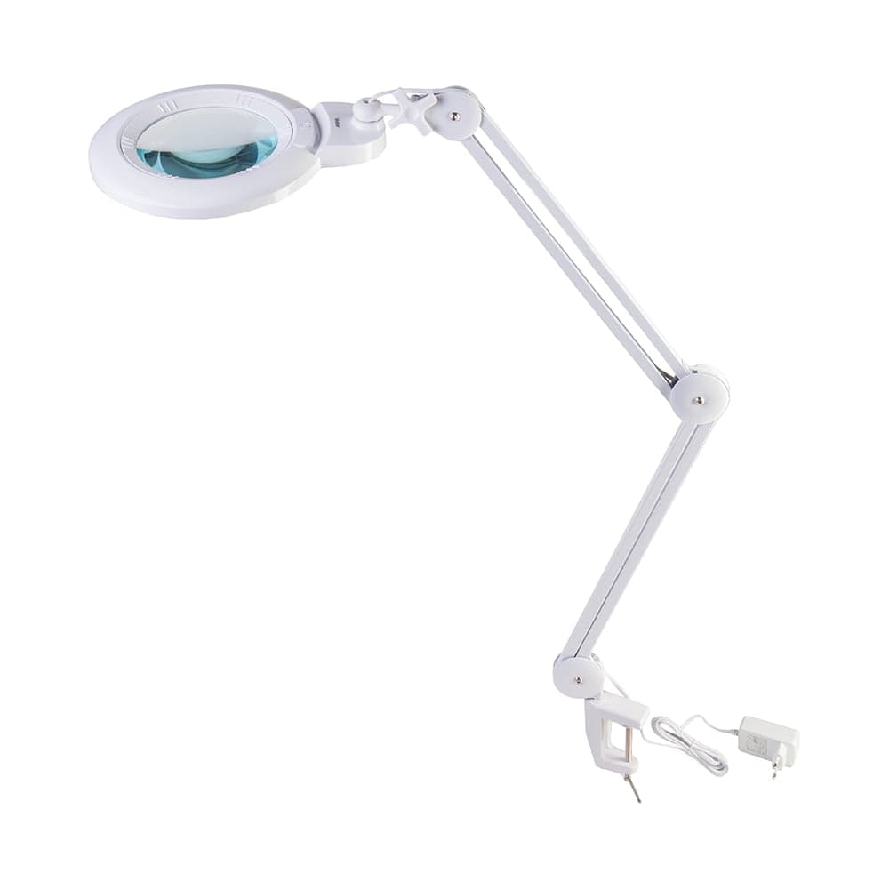 Лупа на струбцине с подсветкой LED Veber 8608D 3D/5D 3 дптр, 5 дптр, 2 шт. 150 мм
