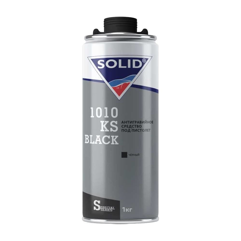 Антигравийное средство под пистолет Solid 1010 KS 1 кг, цвет: черный 311.1110