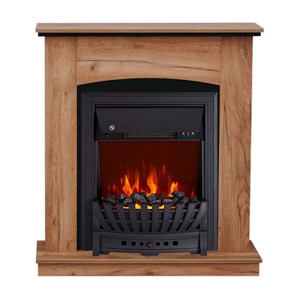 Каминокомплект Royal Flame Вarcelona std (табачный дуб/черный) разборный портал и очаг aspen black 64949735