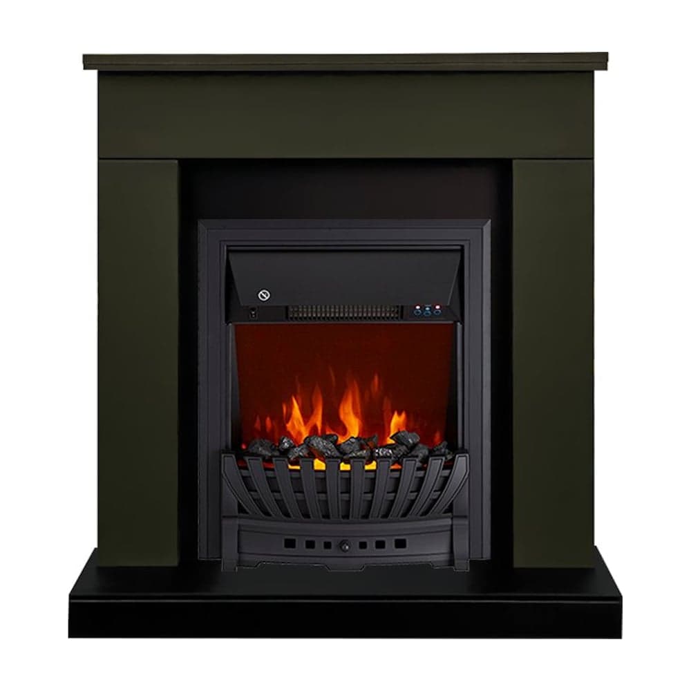 Каминокомплект Royal Flame Bergen std sft (темная олива) разборный портал и очаг aspen black 64952732