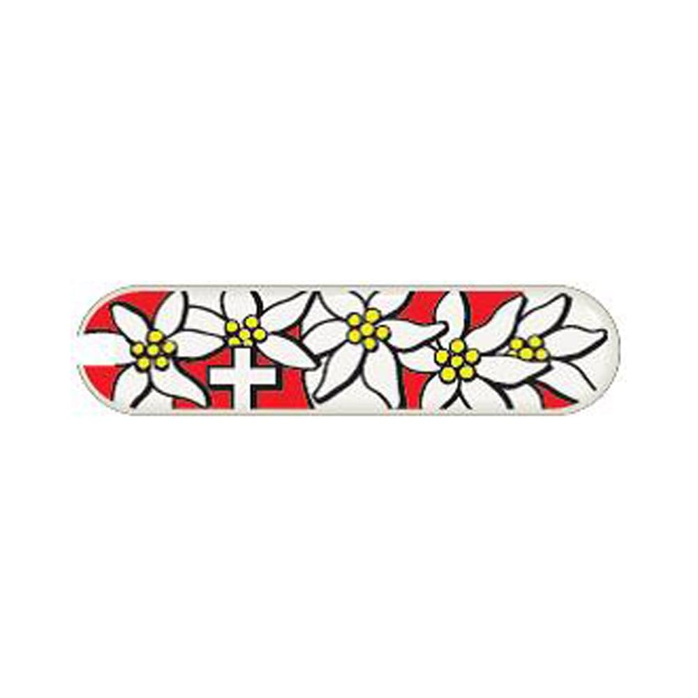 Универсальная накладка для ножей Victorinox 65 мм, пластиковая, дизайн Edelweiss C.6484.4.10