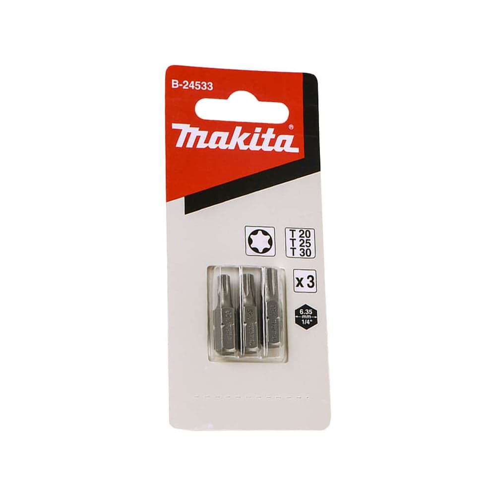 Набор бит (3 шт; Torx T20/25/30, 25 мм) Makita B-24533