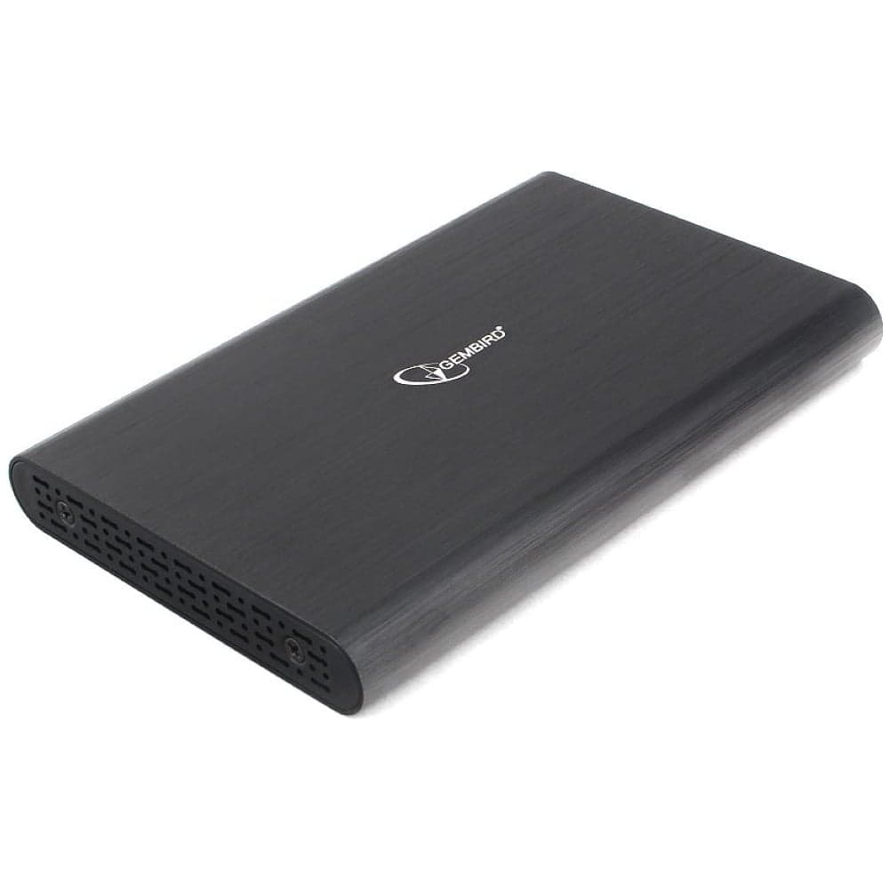 Внешний корпус Gembird USB 3.0 для 2.5" HDD/SSD, порт MicroB, SATA III, металл, чёрный, EE2-U3S-50