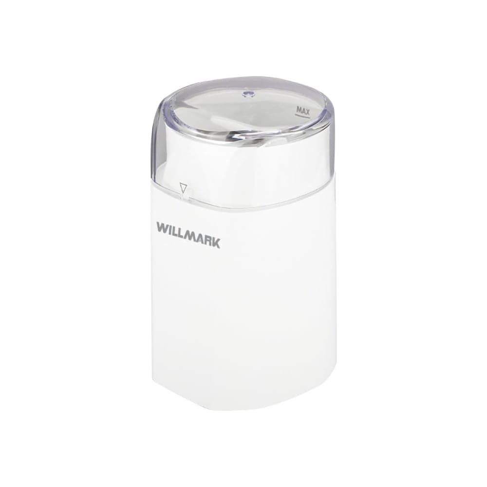 Кофемолка Willmark WCG-215 180Вт, 60г., прозрачная крышка, ротационный нож, Белый 2001373