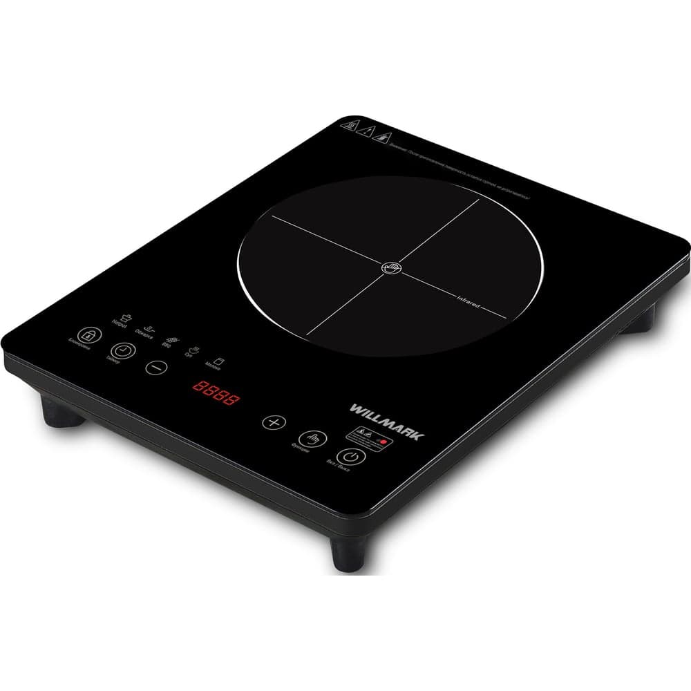 Плита стеклокерамическая Willmark WCP-805BT 2200Вт,1 конф.,10 уровней темп.,8 программ,сенс.панель 2001351