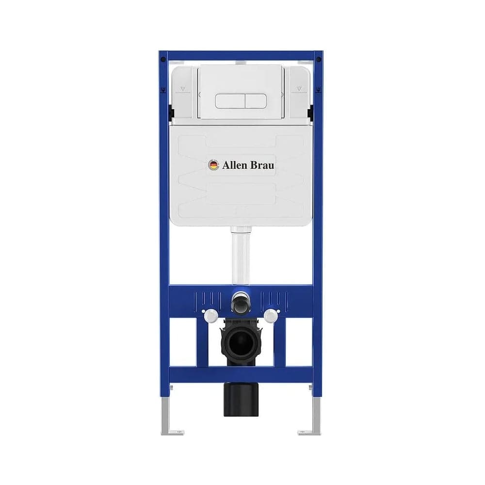 Инсталляция для подвода унитаза ALLEN BRAU 9.11101.20 PNEUMATIC PRO, патрубки, б/кнопки смыва 1112x95x500мм 00325593