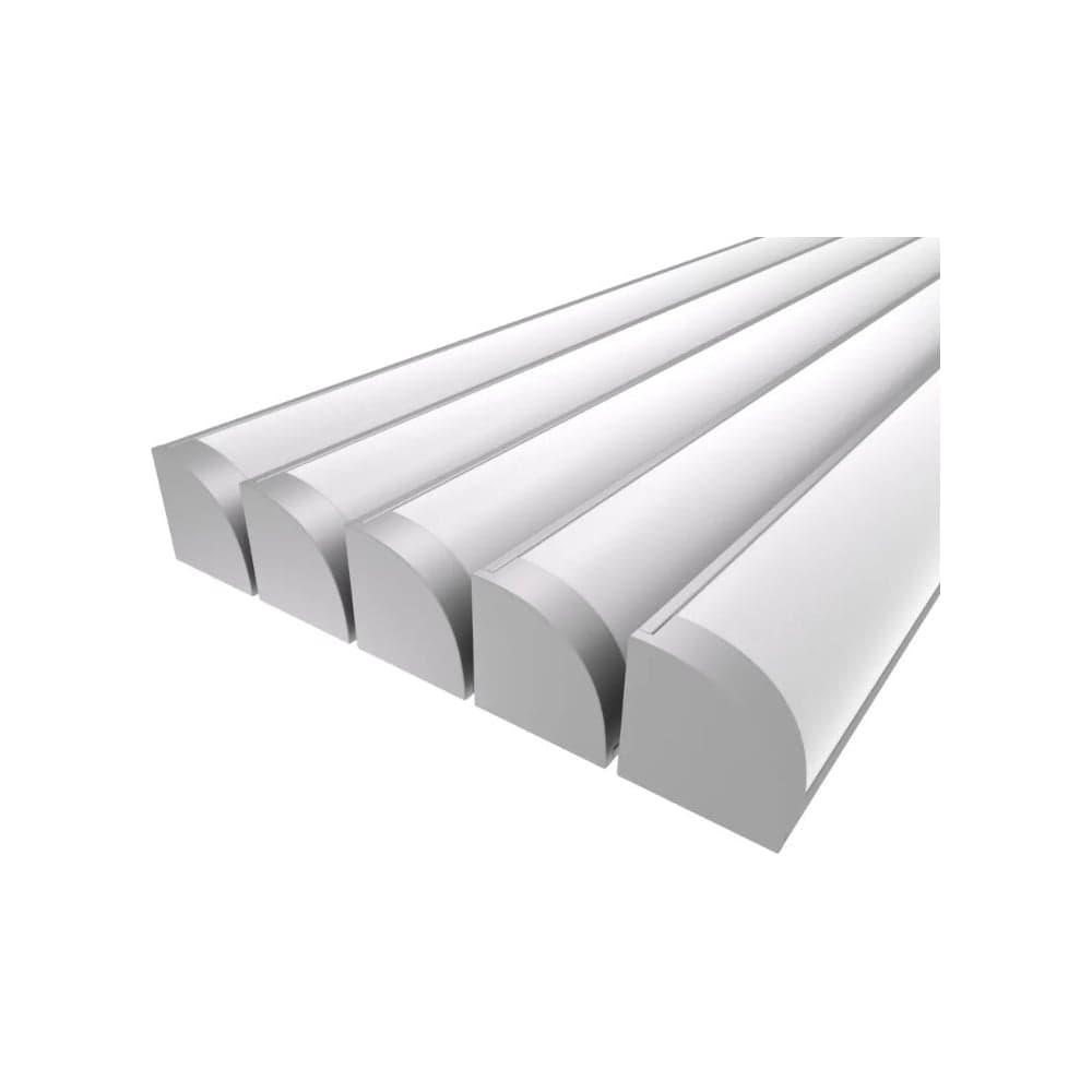 Профиль LEDCRAFT LC-LPU1616M20-1x5Silver комплект из 5 шт серебро (1м профиль+1м рассеиватель+2 заглушки+2 крепежа) 1611070411