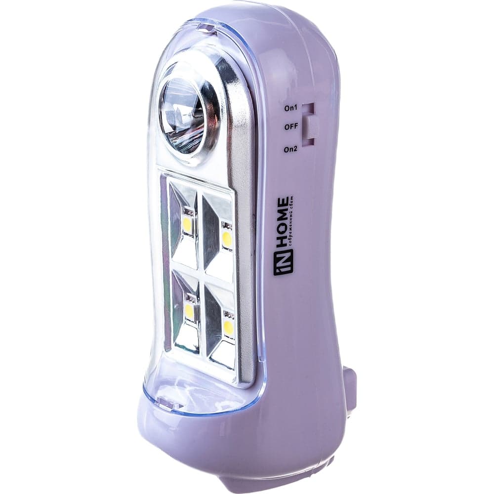 Светодиодный аварийный светильник IN HOME СБА 2215DC 4+1LED, 600mAh, lithium battery, DC 4690612029542