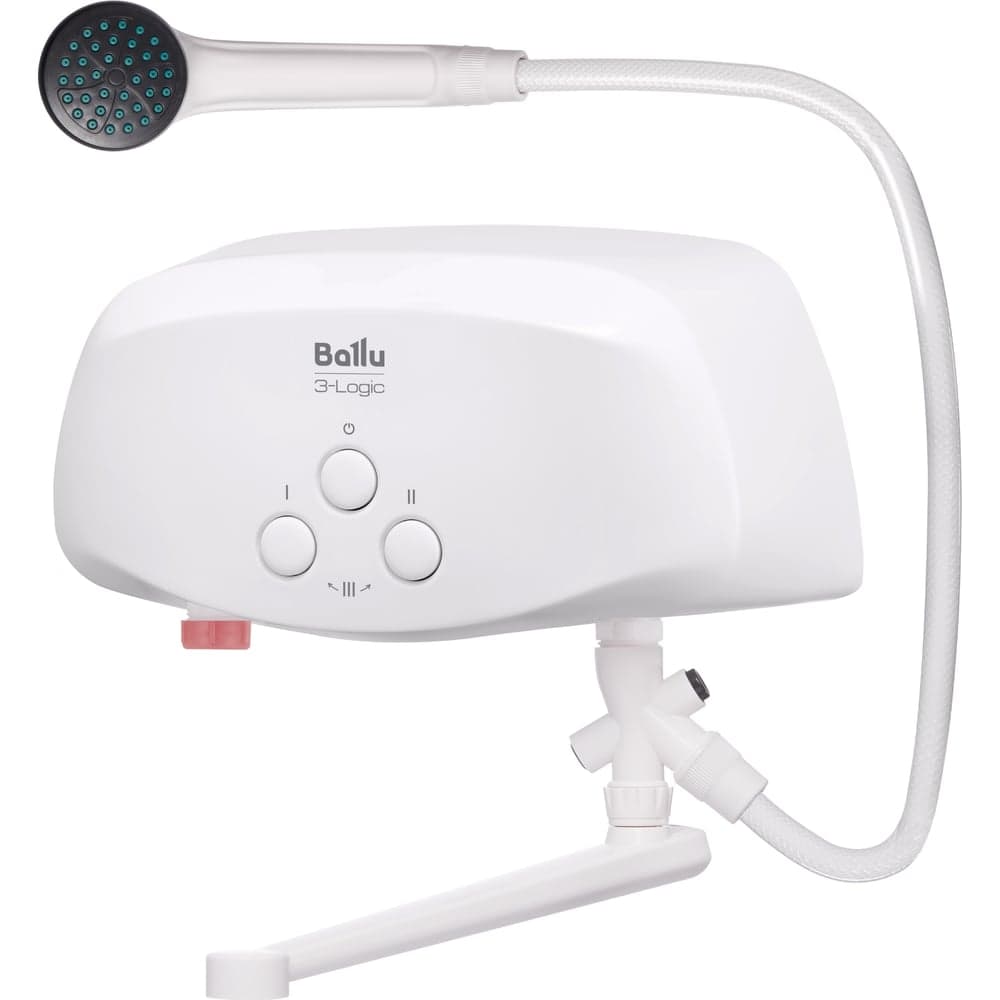 Проточный водонагреватель Ballu 3-Logic TS (3.5 kW) - кран+душ НС-1588892