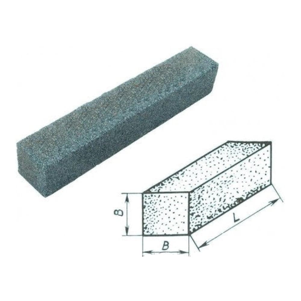 Брусок шлифовальный CNIC 40x20x200 мм 63C 25 СТ1 GC F60 O 58586