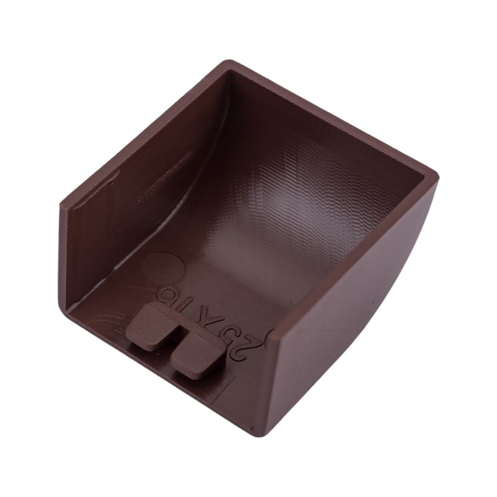 Заглушка EKF Plast PROxima 25х16, 4 шт, под темное дерево ecd-25-16x4