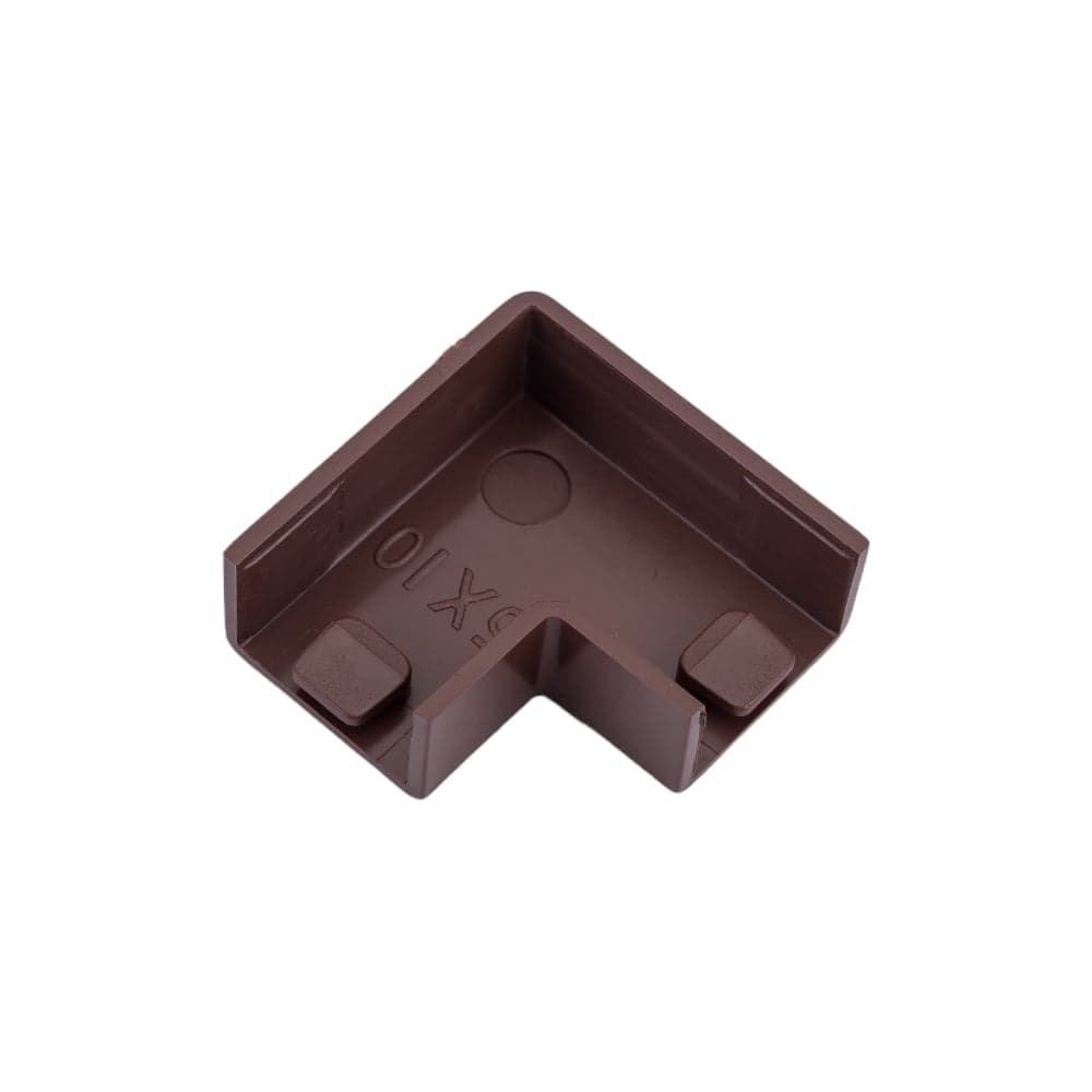 Поворот EKF Plast PROxima, 90 градусов, 15х10, 4 шт, под темное дерево abd-15-10x4