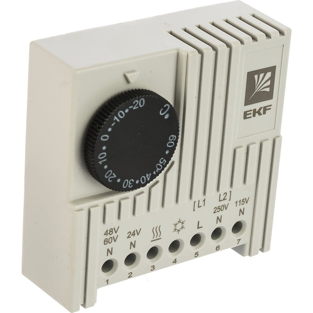 Термостат EKF NO/NC охлаждение/обогрев на DIN-рейку 5-10A 230В IP20 PROxima thermo-no-nc-din