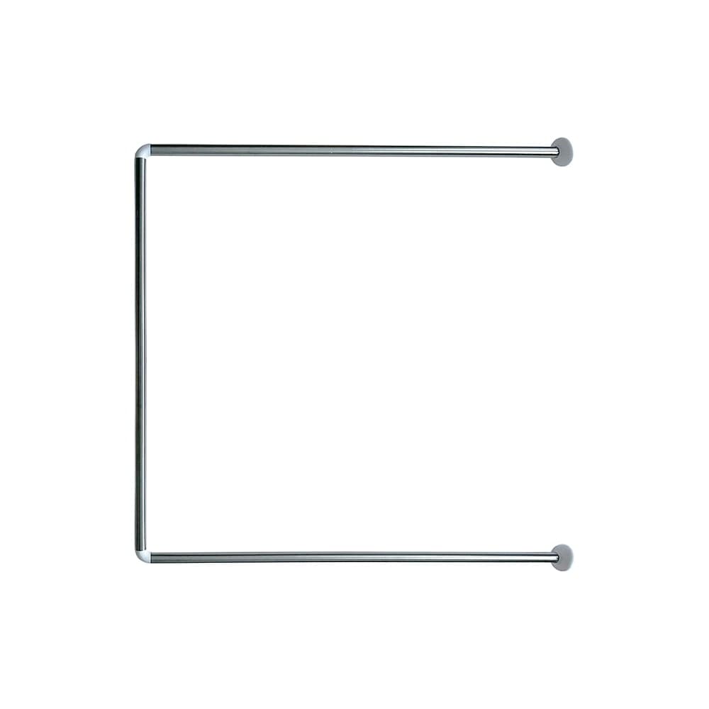 Карниз для ванной комнаты Melodia della vita UNIVERSAL 90x90x90 см SS хром д.25 мм Mcr-00014BL 18587