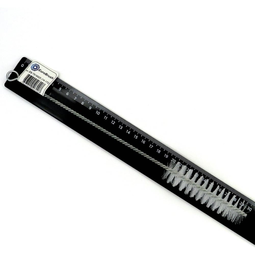 Щетка ерш EuroBrush Д25x100x300 с хв-м + кольцо, ворс нейлон 0,35 (код 14-172) EB-T816825