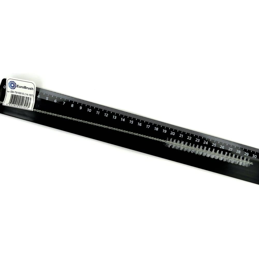 Щетка ерш EuroBrush Д10x100x300 с хв-м + кольцо, ворс нейлон 0,25 (код 14-157) EB-T816810