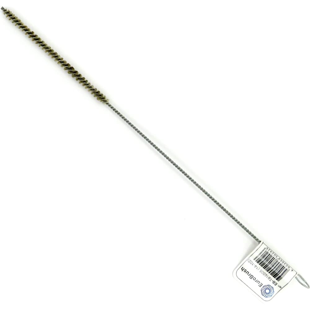 Щетка ерш EuroBrush Д5x100x300 с хв-м + кольцо, ворс гофр латунь 0,08 (код 14-102) EB-T816505