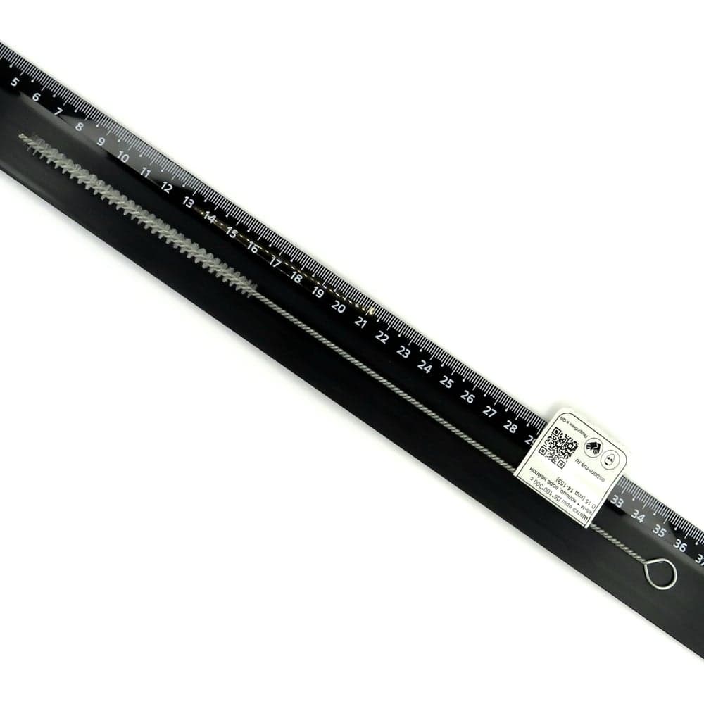 Щетка ерш EuroBrush Д6x100x300 с хв-м + кольцо, ворс нейлон 0,15 (код 14-153) EB-T816806