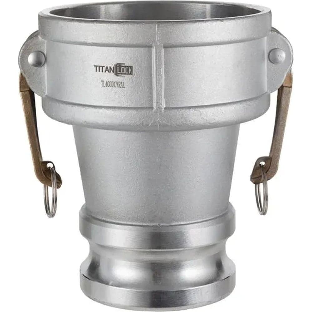 Муфта для клапана отвода паров TITAN LOCK 4in под камлок тип А 3in, алюминий TL4030DAVR-AL
